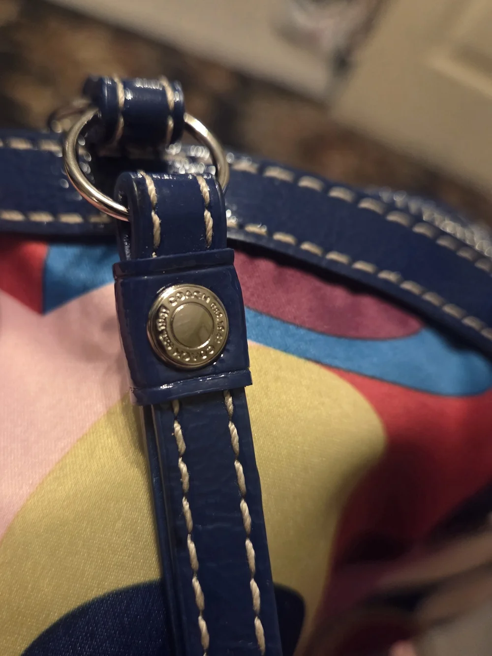 COACH Multicolor Signature Tote Bag